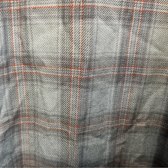 Maurices Plaid Dip Dye Ombré Kimono Duster 2X - Picture 12 of 13